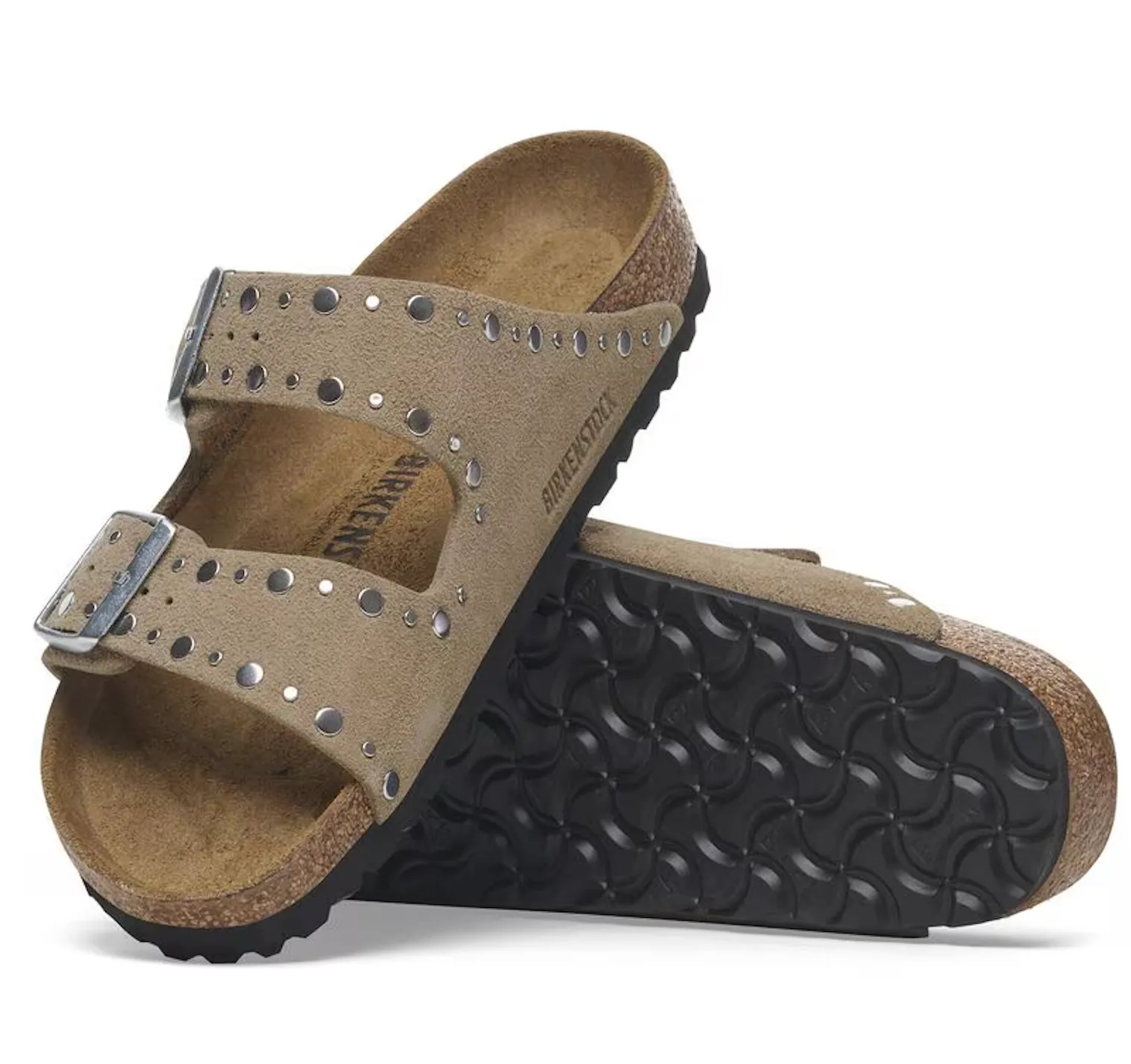 WOMEN'S BIRKENSTOCK ARIZONA RIVET | TAUPE