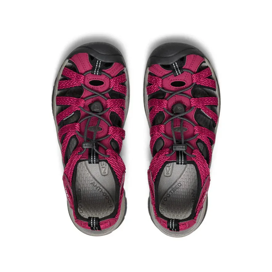 WOMEN'S KEEN WHISPER | BEAUJOLAIS / BLACK