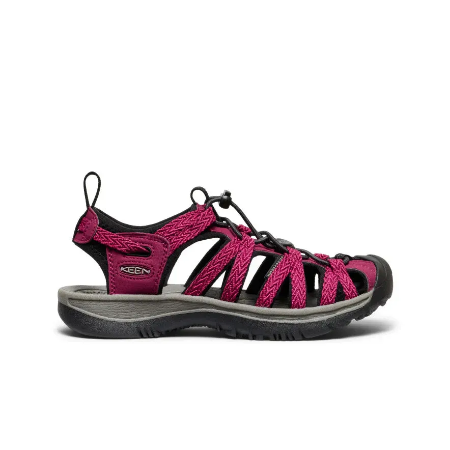 WOMEN'S KEEN WHISPER | BEAUJOLAIS / BLACK