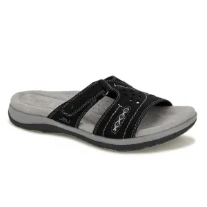 Women's Sissey Vegan Sandal - Black- B3SIS01