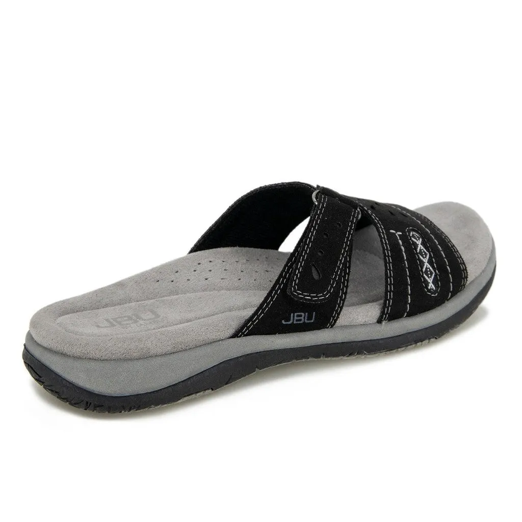 Women's Sissey Vegan Sandal - Black- B3SIS01