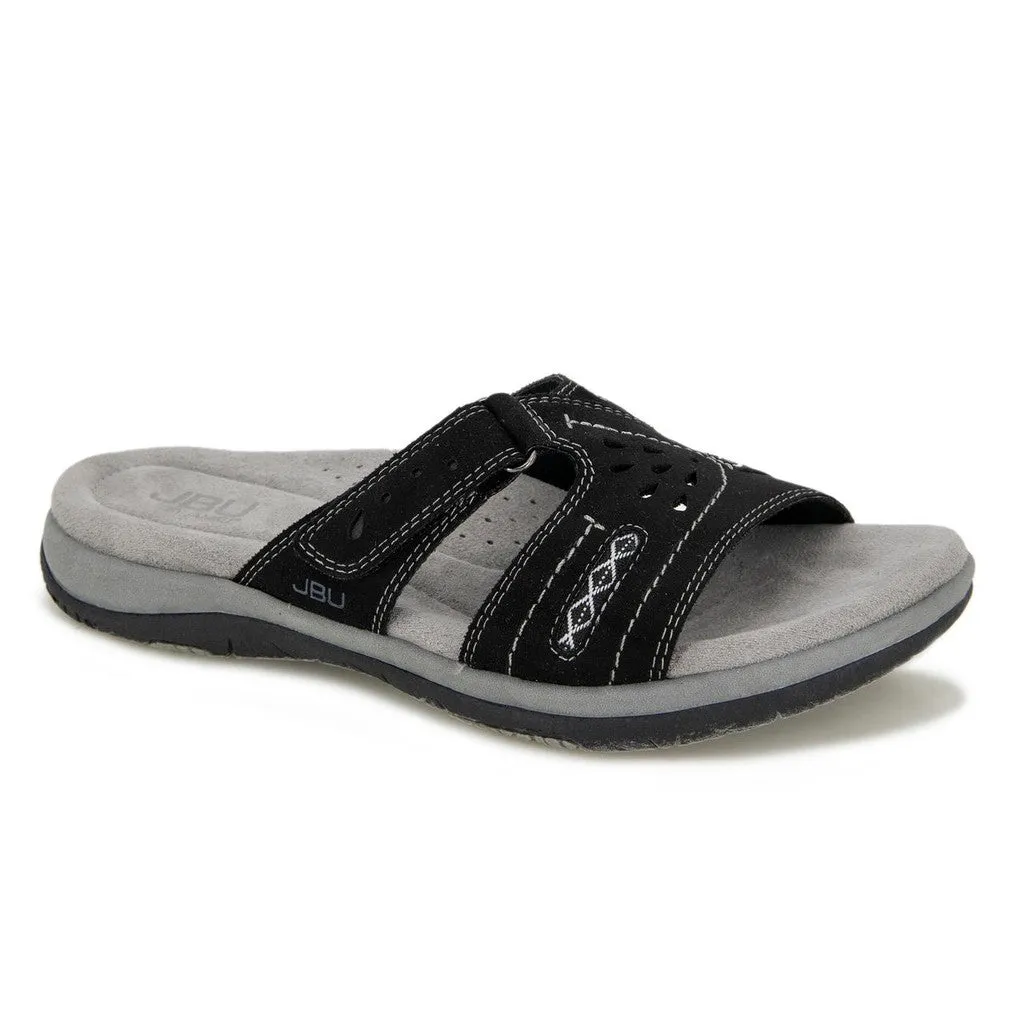Women's Sissey Vegan Sandal - Black- B3SIS01