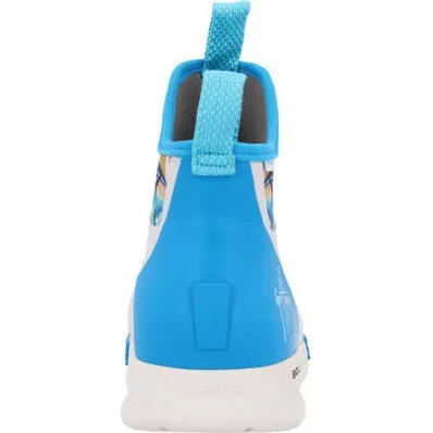 Xtratuf Men's Guy Harvey 6" Soft Toe Waterproof Ankle Deck Sport Boot- White- XADSMGH1