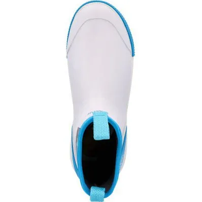 Xtratuf Men's Guy Harvey 6" Soft Toe Waterproof Ankle Deck Sport Boot- White- XADSMGH1
