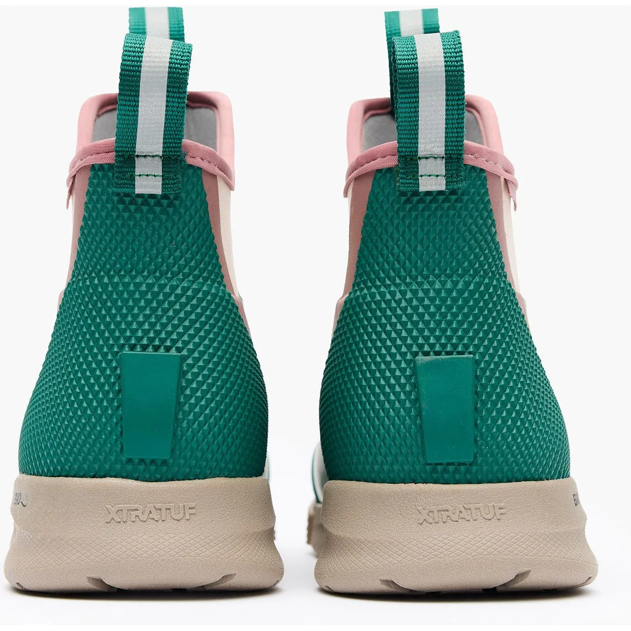 Xtratuf Women's Ankle 6" Waterproof Slip Resistant Sport Deck Boot -Green- XADSW300