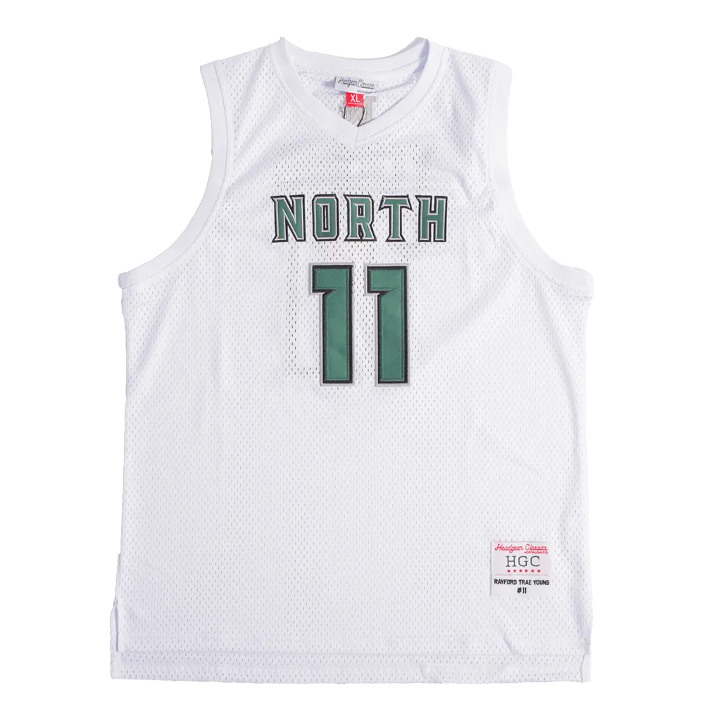 YOUT TRAE YOUNG NORTH HIGH SCHOOL BASKETBALL JERSEY (WHITE)