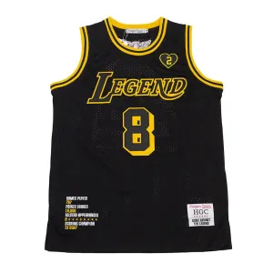 YOUTH LEGEND MAMBA BASKETBALL JERSEY (BLACK/YELLOW)